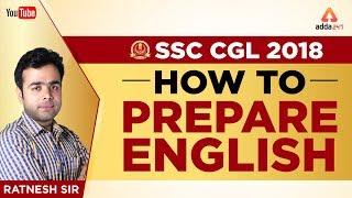 SSC CGL 2018 | How to Prepare English | SSC CGL 2019 by Ratnesh Sir