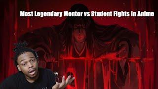 Isaiah Reacts to Most Legendary Mentor vs Student Fights in Anime