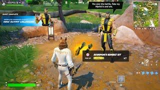 Fortnite's *NEW* SCORPION Kombat Kit MYTHIC! (New Update)