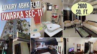 4 BHK+4 Bathroom+4 Balcony Luxury Flat in Dwarka Sector 11 | Spring Valley Appartments | Delhi