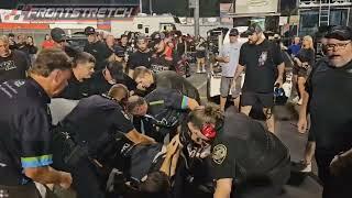 Massive Brawl Ensues After the CARS Tour Race at Hickory Motor Speedway