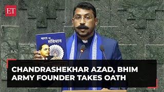 Chandrashekhar Azad, Nagina MP, takes oath as Lok Sabha member