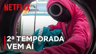 Guardas de ROUND 6 lavam roupa suja em lavanderia  | Netflix Brasil