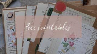 Free Printables For Journaling, Bullet Journaling, Planners and Penpaling!