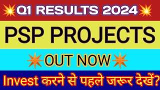 PSP Projects Q1 Results 2023  PSP Projects Results Today  PSP Projects Share Latest News