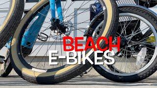 E-Bikes on the Beach in Hull, MA