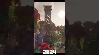 2012 - 2024 Minecraft Transformation