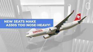 SWISS' New 1st Class Seats Cause Balance Issue