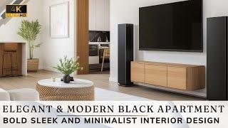 Elegant & Modern Black Apartment Ideas: Bold, Sleek, and Minimalist Interior Design Tips