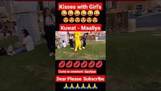 Kisses with girls #teddy #viral #shorts #funny #kiss