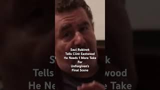 Saul Rubinek Gives Clint Eastwood Acting Advice on Unforgiven’s Final Scene