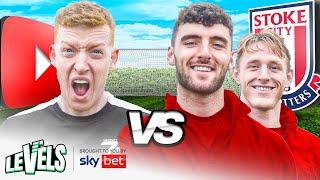 2 Pro Footballers vs 1 YouTuber | STOKE CITY vs JOE THOMLINSON