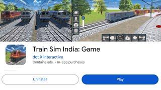 New Indian Train Game | New Indian Train simulator  Download | Train Sim Indian Game