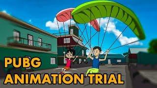 TRIAL PUBG ANIMATION || MY FIRST 2D ANIMATION || RIDER AMIT