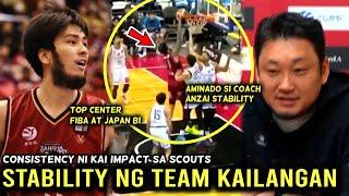 Consistency KAI SOTTO ito ang Target sa FIBA at Japan B1! Coach Anzai alam na hindi pa stable ang...