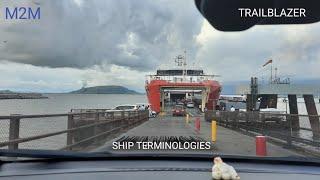 Ship Terminologies (Ship Parts and ship decks) | M2M Ferry | E-TRAILBLAZER | #shorts