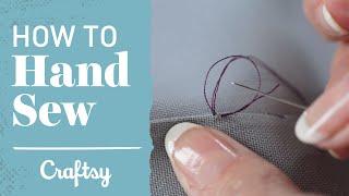 How to Hand Sew: Slip Stitch & Blind Hem | Craftsy Sewing Tutorial