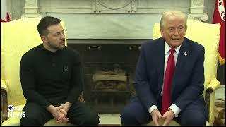 WATCH: Tensions flare in Trump and Zelenskyy's full Oval Office meeting