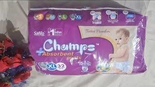 Champs  diaper/ new diaper for babies ../ honest review champs absorbent pants ️