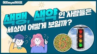 [해피eye 라이프] 색각 이상자들이 보는 세상은?!