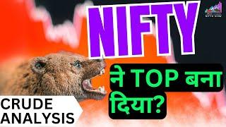 nifty prediction friday || fii dii data analysis today || crude analysis live