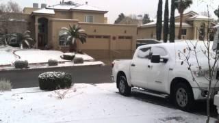 Snow in El Paso