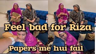 Riza ne ki larai  || kia riza hui hai fail  || Hum bht masoom hain frndssss #saba_ibrahim