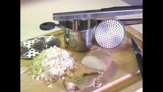 Review:  Priority Chef® 3-disc stainless steel potato ricer