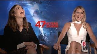 Mandy Moore & Claire Holt Interview - 47 Meters Down