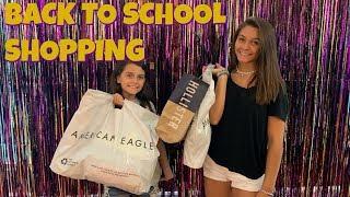 BACK TO SCHOOL SHOPPING  2019! MALL SHOPPING HAUL! Emma and Ellie