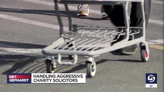 How to handle aggressive charity solicitors