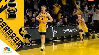 Iowa's Josh Dix sinks the game-winning 3-pointer over Northwestern | College Basketball on NBC