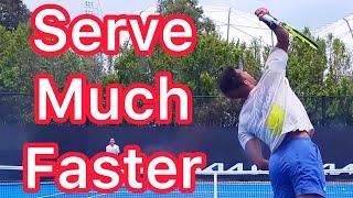 How To Serve Your Fastest (Advanced Tennis Serve Technique)