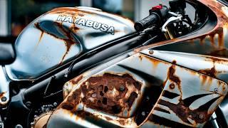 Suzuki Hayabusa Motorcycle Full Restoration | Restored Suzuki Hayabusa Sport Motorcycle