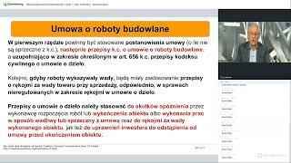 Realizacja inwestycji budowlanych. Część 1: Opis inwestycji - dokumentacja