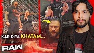 'Angry Tribal Chief' Roman Reigns RETURNS in Steel Cage - WWE Raw Highlights 2025