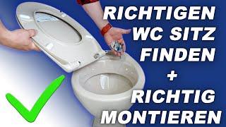 WC Sitz Montage   Welche Sitze gibt es? & Wie kann man sie montieren / demontieren?