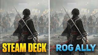 Steam Deck vs ROG Ally - Dynasty Warriors: Origins