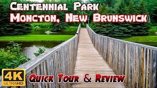 Quick Tour of Centennial Park in Moncton, New Brunswick!   Great city park with nature trails