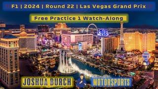  2024 Las Vegas Grand Prix | JBMotorsports | #LasVegasGP | Free Practice 1 Watch-Along