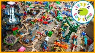 Thomas and Friends MASSIVE TRACK TOUR! Fun Toy Trains !