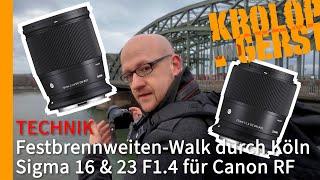 Fixed focal length walk through Cologne – Sigma 16mm and 23mm F1.4 for Canon RF  Krolop&Gerst