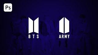 [포토샵 강좌] BTS/ARMY 로고 트랜지션 애니메이션 | Animated GIF