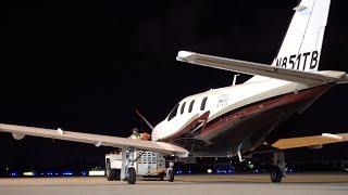 TBM850 NIGHT FLIGHT to SPACE COAST!