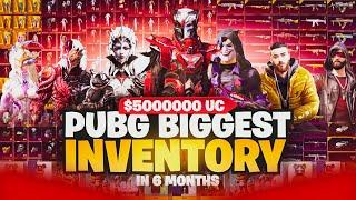 PUBG BIGGEST INVENTORY IN 6 MONTHS ONLY $5000000 UC