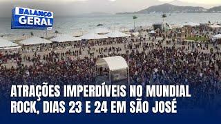 Mundial Rock 2024: festival de música e arte na Beira-Mar de São José