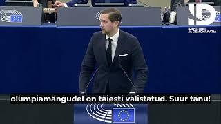 Ukraina teemal debatt täiskoguistungil, kus teemaks sanktsioonid, finantsabi ja olümpiamängud