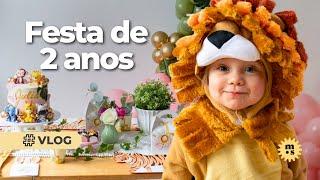 Festa de aniversário da Julia de 2 anos em casa | Vlog