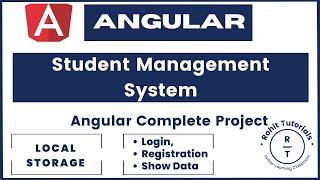 Student Management System Using Angular | Student Sign In & Signup | Angular Student Registration