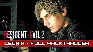 RESIDENT EVIL 2 REMAKE (Leon A/1st Run) – Full Gameplay Walkthrough / No Commentary 【Full Game】